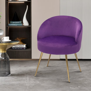 Vanity chair purple hot sale